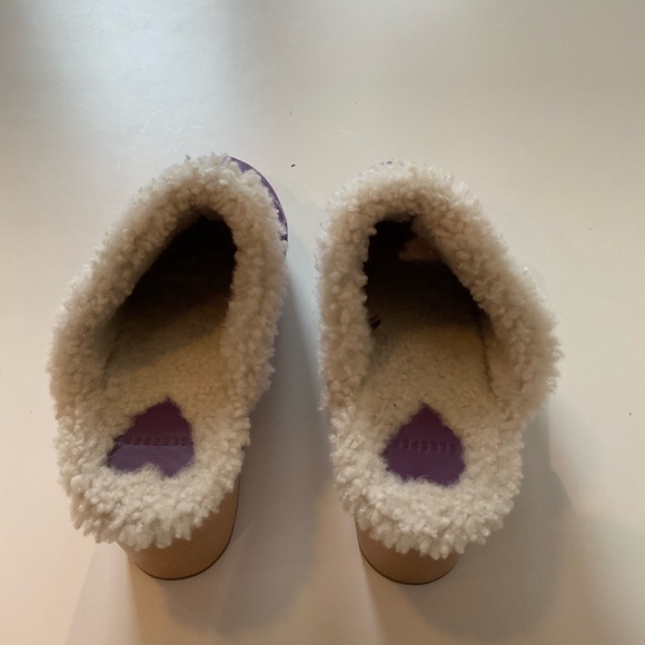 Sleeper Matilda Shearling Clogs in Lilac - Picture 8 of 10